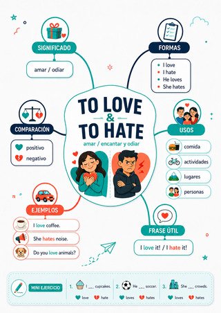 Mapa mental: To Love y To Hate